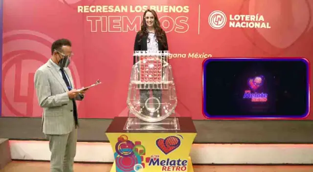 Conoce las bolillas ganadoras del Melate Retro de la Lotería Nacional