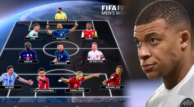 Kylian Mbappé no figura en once ideal de la FIFA Kylian Mbappé no figura en once ideal de la FIFA