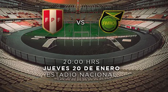 Perú se enfrentará a Jamaica este jueves 20.
