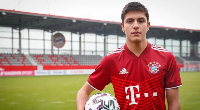 Matteo Pérez Vinlof firmó por tres temporadas en el Bayern Múnich