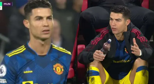 Cristiano Ronaldo explotó contra su técnico tras cambiarlo por Maguire Cristiano Ronaldo explotó contra su técnico tras cambiarlo por Maguire