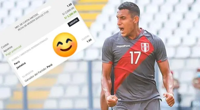 Peruano se volvió loco y apostó 'billetón' a la victoria de la 'Bicolor' ante Jamaica Peruano se volvió loco y apostó 'billetón' a la victoria de la 'Bicolor' ante Jamaica