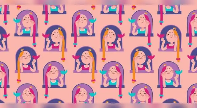 Viste las dos princesas con cabello corto?