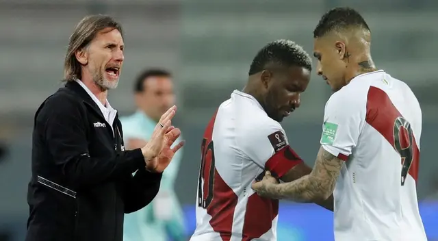 Ricardo Gareca resaltó el esfuerzo de Farfán y Guerrero Ricardo Gareca resaltó el esfuerzo de Farfán y Guerrero