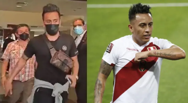 Christian Cueva llegó a Perú para sumarse a los entrenamientos de la bicolor