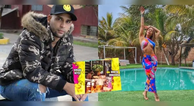 Dorita Orbegoso y Jerson Reyes, 'ex' de Yahaira, capatados juntos en la piscina