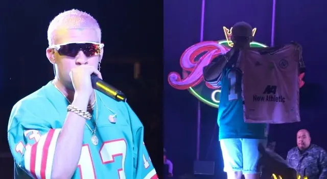 ¡Es rosado! Bad Bunny demostró ser hincha de Sport Boys en el 2017 - VIDEO ¡Es rosado! Bad Bunny demostró ser hincha de Sport Boys en el 2017 - VIDEO