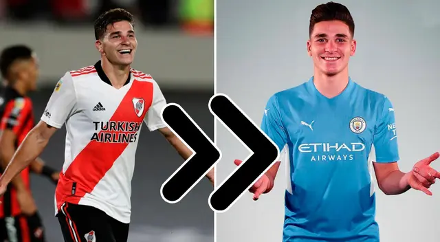 Julián Álvarez llegó a un acuerdo con Manchester City por los próximos cinco años Julián Álvarez llegó a un acuerdo con Manchester City por los próximos cinco años