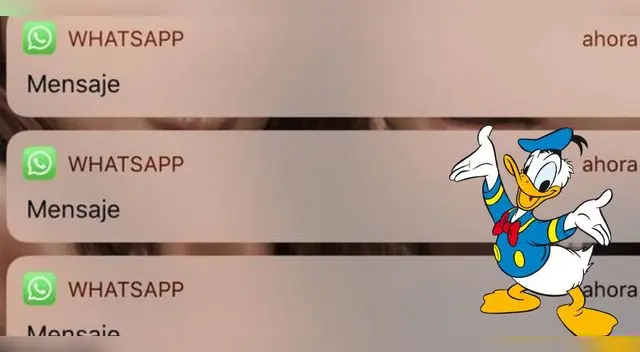 Truco para que el Pato Donald te avise cuando llegue un mensaje especial