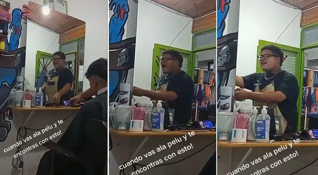Viral: Barbero sorprende con sus dotes de canto al interpretar Viral: Barbero sorprende con sus dotes de canto al interpretar