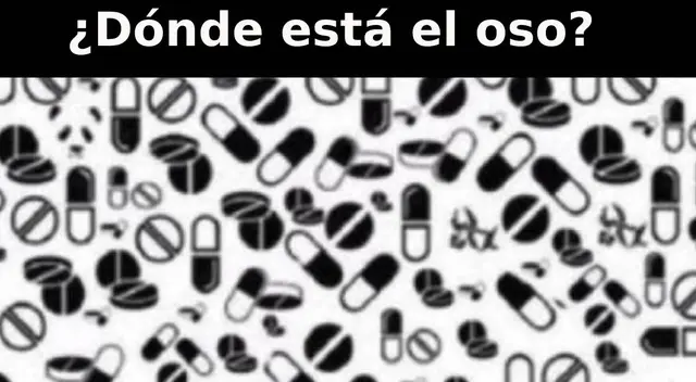 Reto visual difícil: Halla al oso camuflado en 10 segundos Reto visual difícil: Halla al oso camuflado en 10 segundos