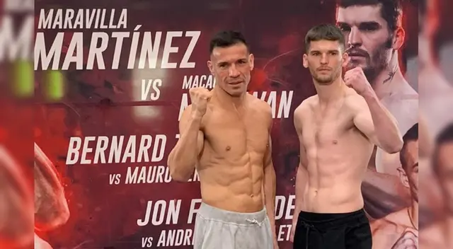 Maravilla Martinez vs Macauly McGowan en vivo onlines HOY, jueves 27 de enero.