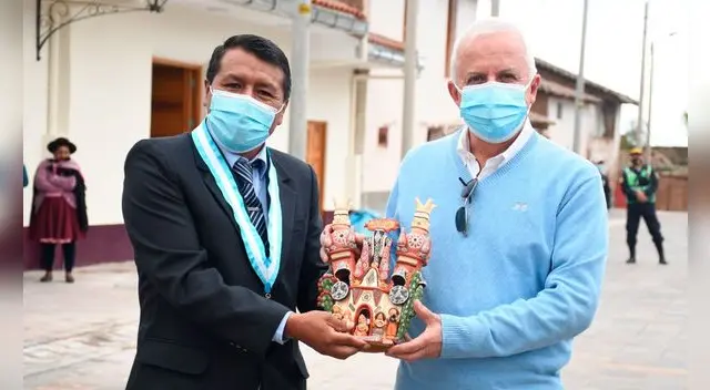 Baltazar Medina estuvo en Ayacucho supervisando los trabajos para el próximo evento polideportivo.