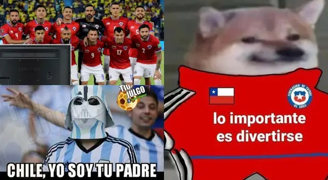 Chile vs. Argentina: revisa los mejores memes del encuentro Chile vs. Argentina: revisa los mejores memes del encuentro