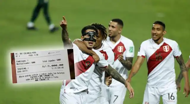 Hincha apostó todos sus ahorros a que Perú le gana a Colombia Hincha apostó todos sus ahorros a que Perú le gana a Colombia
