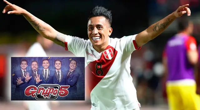 Christian Cueva calienta la previa del Perú vs Colombia escuchando Grupo 5