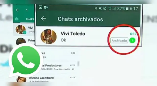 Pasos para ocultar la sección ‘Archivados’ de la parte superior y que aparezca abajo