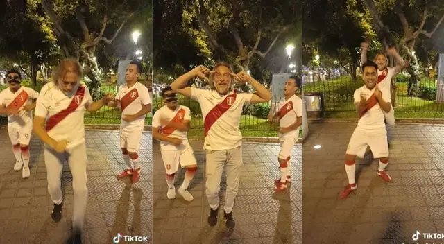 Dobles de Gareca, Lapadula y Cueva celebran bailando