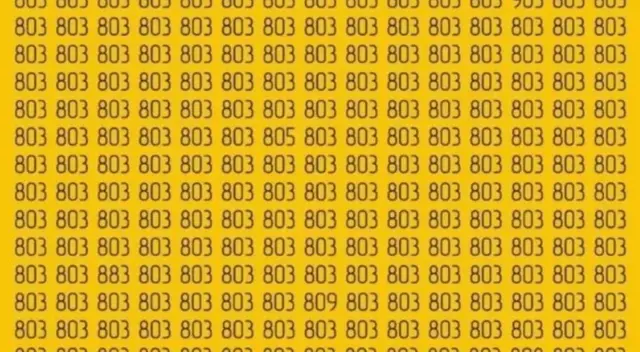 Reto viral: encuentra los números diferentes en la imagen, en tan solo 10 segundos