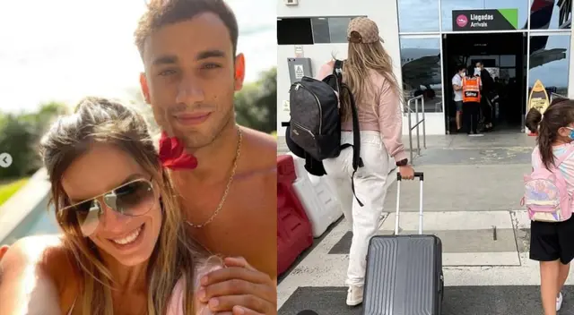 Alejandra Baigorria viaja con la hija de Said Palao Alejandra Baigorria viaja con la hija de Said Palao