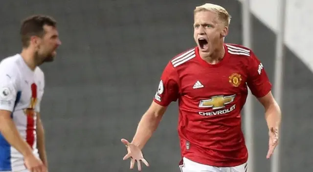 Donny van de Beek llegó al Manchester United procedente del Ajax.