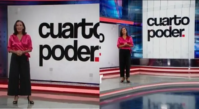 Sol Carreño reapareció en la conducción de Cuarto Poder: Sol Carreño reapareció en la conducción de Cuarto Poder: