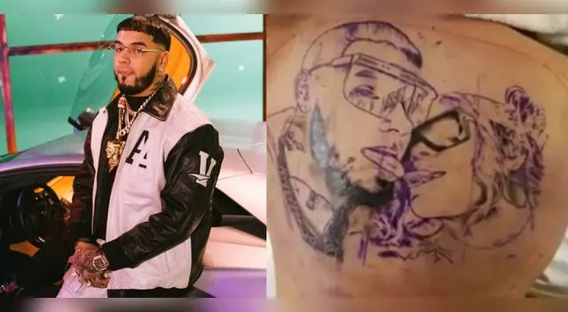 Anuel AA se cubre el tatuaje de Karol G y fans enfurecen en redes Anuel AA se cubre el tatuaje de Karol G y fans enfurecen en redes