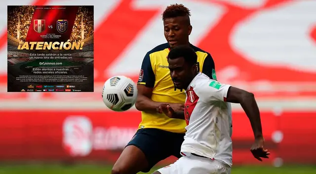 Perú enfrenta a Ecuador este 1 de febrero Perú enfrenta a Ecuador este 1 de febrero