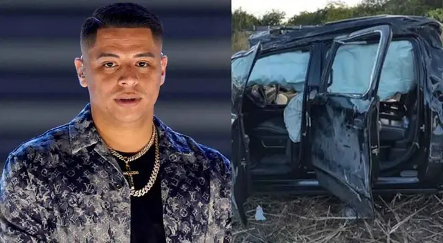El cantante sufrió un duro accidente.