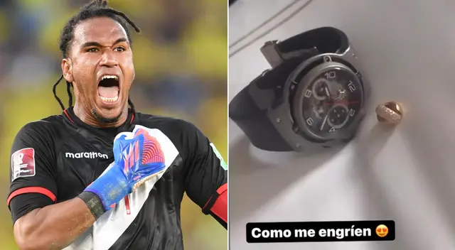 Pedro Gallese se mostró feliz con obsequio que le hicieron sus compañeros de selección
