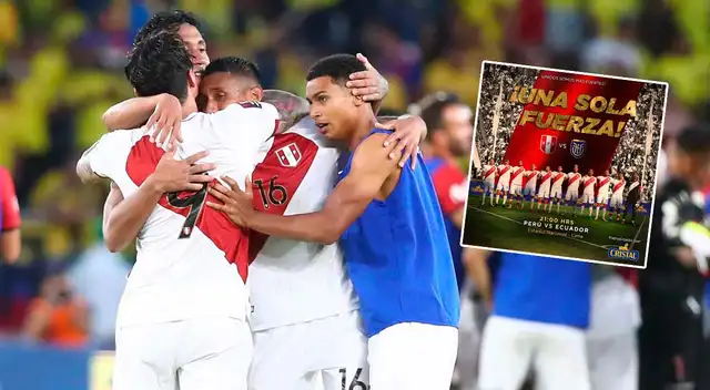 Selección Peruana y el mensaje de cara al partido ante Ecuador Selección Peruana y el mensaje de cara al partido ante Ecuador