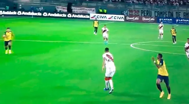 Michael Estrada puso el 1-0 en el Perú vs. Ecuador en el Nacional. Michael Estrada puso el 1-0 en el Perú vs. Ecuador en el Nacional.