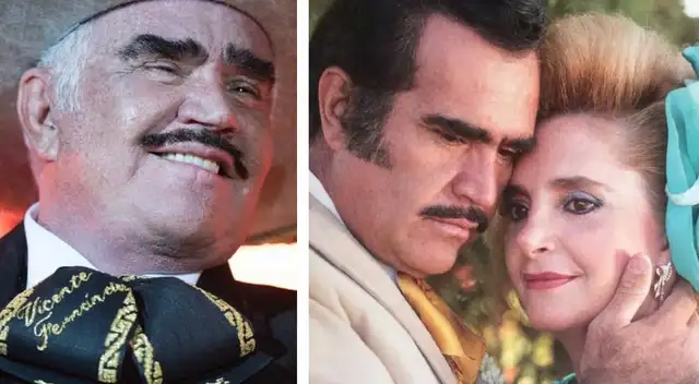 Vicente Fernández  tuvo amoríos con Merle Uribe y Patricia Rivero.
