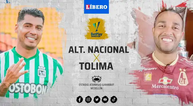 Atlético Nacional recibirá a Tolima en la cuarta fecha de la liga colombiana.
