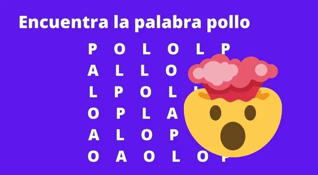 Reto visual nivel Dios: encuentra la palabra Reto visual nivel Dios: encuentra la palabra