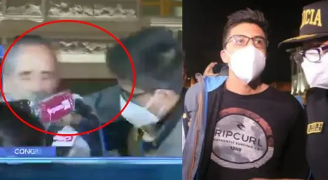 Pedro Castillo: Joven que agredió a excongresista promueve marcha contra el presidente