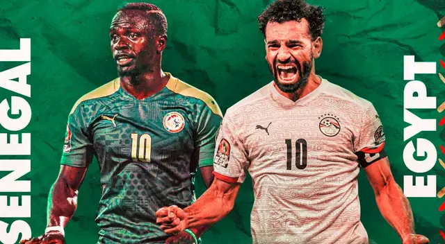 Senegal de Sadio Mané ante Egipto de Mohamed Salah.