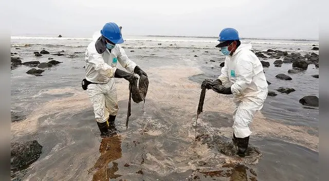 La empresa Repsol prometió terminar la limpieza del derrame de casi 12.000 barriles de petróleo en marzo.