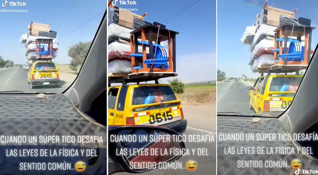 Tico se vuelve viral por realizar una mudanza y cargar con todas las cosas Tico se vuelve viral por realizar una mudanza y cargar con todas las cosas