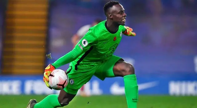 Edouard Mendy, campeón con Senegal de la Copa de Áfricaq