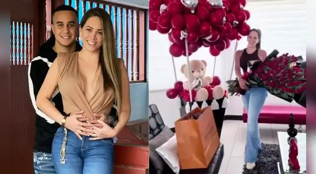 Melissa Klug recibió una linda sorpresa por parte de su enamorado Jesús Barco.