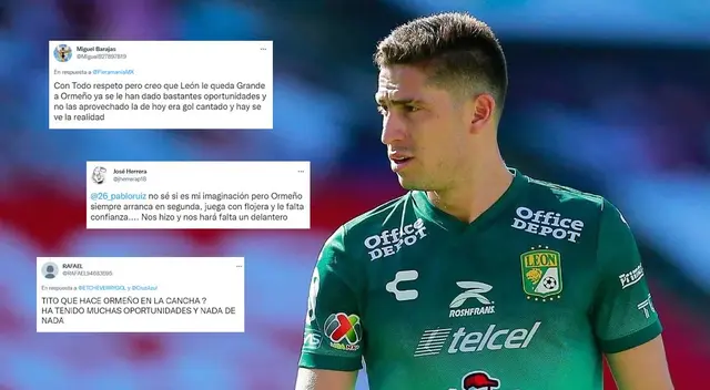 Santiago Ormeño llegó al León en el 2021