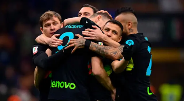 El 'neroazurri' se bajó a la 'Loba' y se metió a las 'semis' de la Copa Italia El 'neroazurri' se bajó a la 'Loba' y se metió a las 'semis' de la Copa Italia