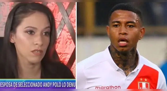 Madre de los hijos del futbolista Andy Polo asegura que futbolista le fue infiel.