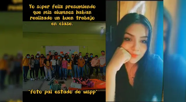 TikTok viral: profesora desaprobó a alumnos por 'broma'. TikTok viral: profesora desaprobó a alumnos por 'broma'.