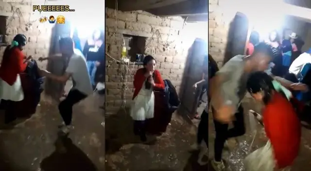 Viral: Jóvenes celebran bailando huayno mientras se tiran cerveza al cuerpo - VIDEO Viral: Jóvenes celebran bailando huayno mientras se tiran cerveza al cuerpo - VIDEO