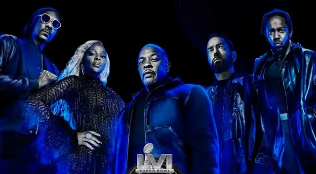 El Super Bowls LV 2022 dará inició mañana y este año 5 leyendas del rap de apoderarán del show.