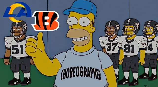 Super Bowl LVI 2022: La predicción de Los Simpson sobre la final. Super Bowl LVI 2022: La predicción de Los Simpson sobre la final.