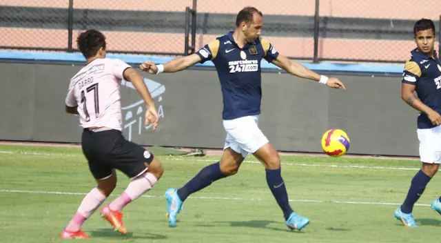 Hernán Barcos jugó 78 minutos en el partido ante Sport Boys. Hernán Barcos jugó 78 minutos en el partido ante Sport Boys.
