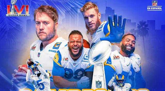 Los Angeles Rams se coronaron campeones en el Super Bowl